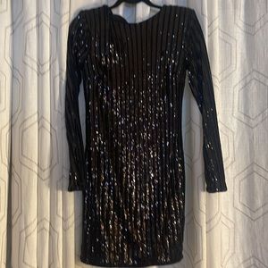 FOREVER 21, Women’s Black Sequin Mini Dress Small NWOT